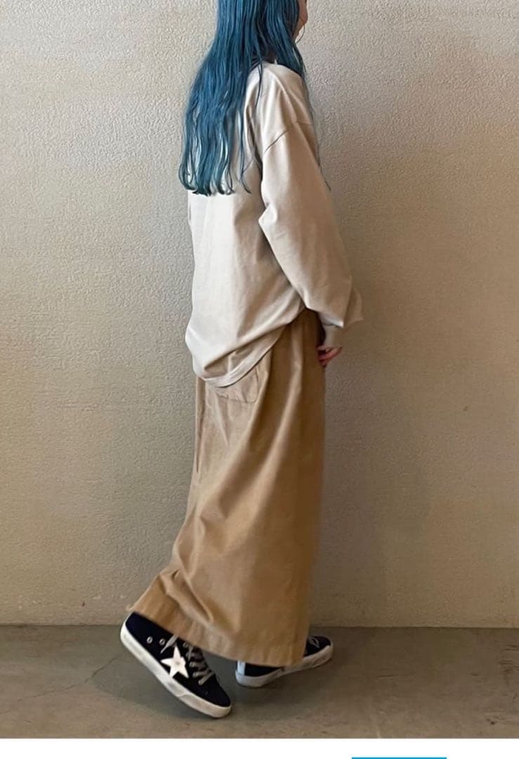 アルバム ディ ファミリアVELVET WRAP SKIRT