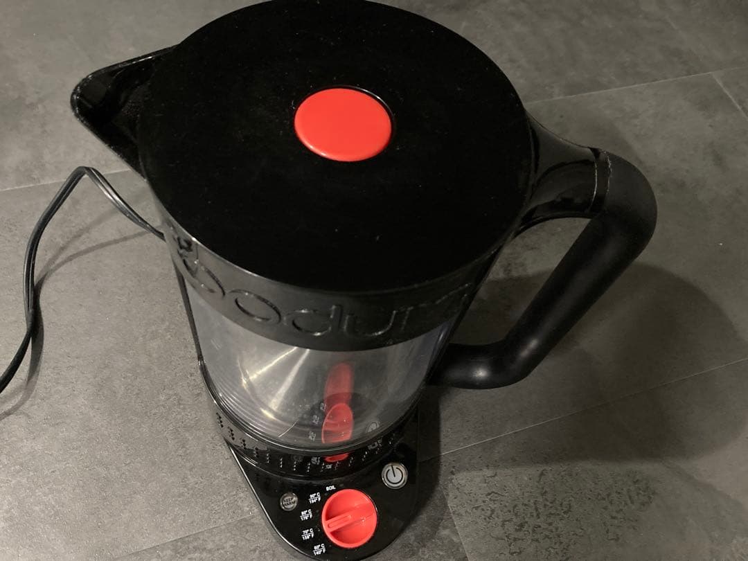 名作!デザイン家電 BODUM ボダム 電気ケトル 1.1L ダブルウォール