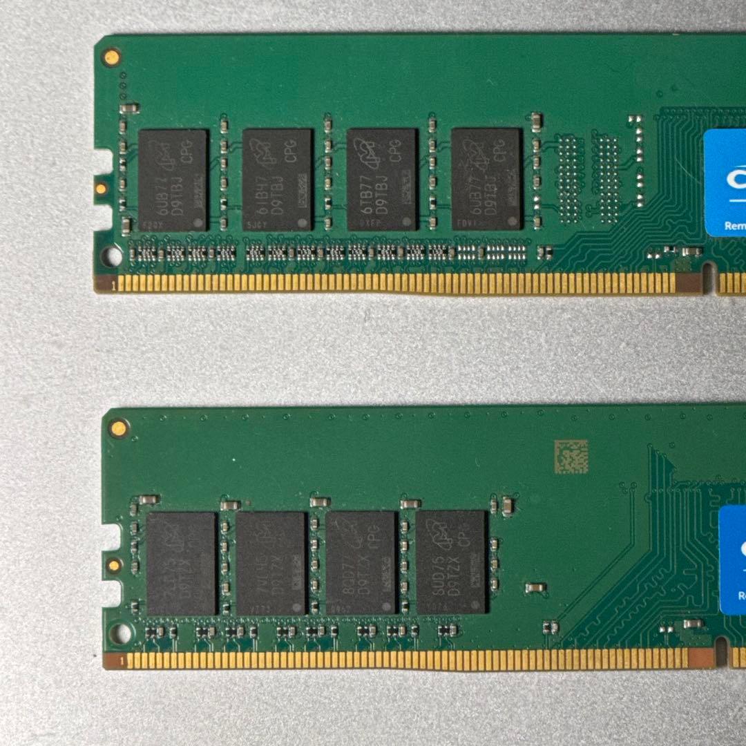 Crucial メモリー　DDR4-2400 16GB(8GB×2)セット
