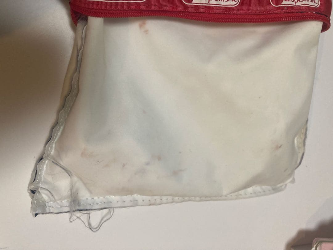 TTTさま専用　LeSportsac ドット柄 ボストンバッグ ネイビー レッド
