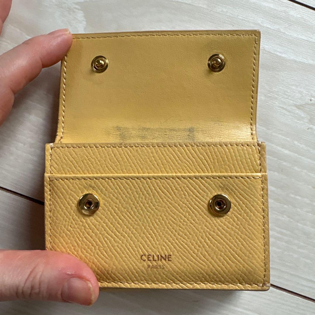 CELINE イエロー 三つ折り財布