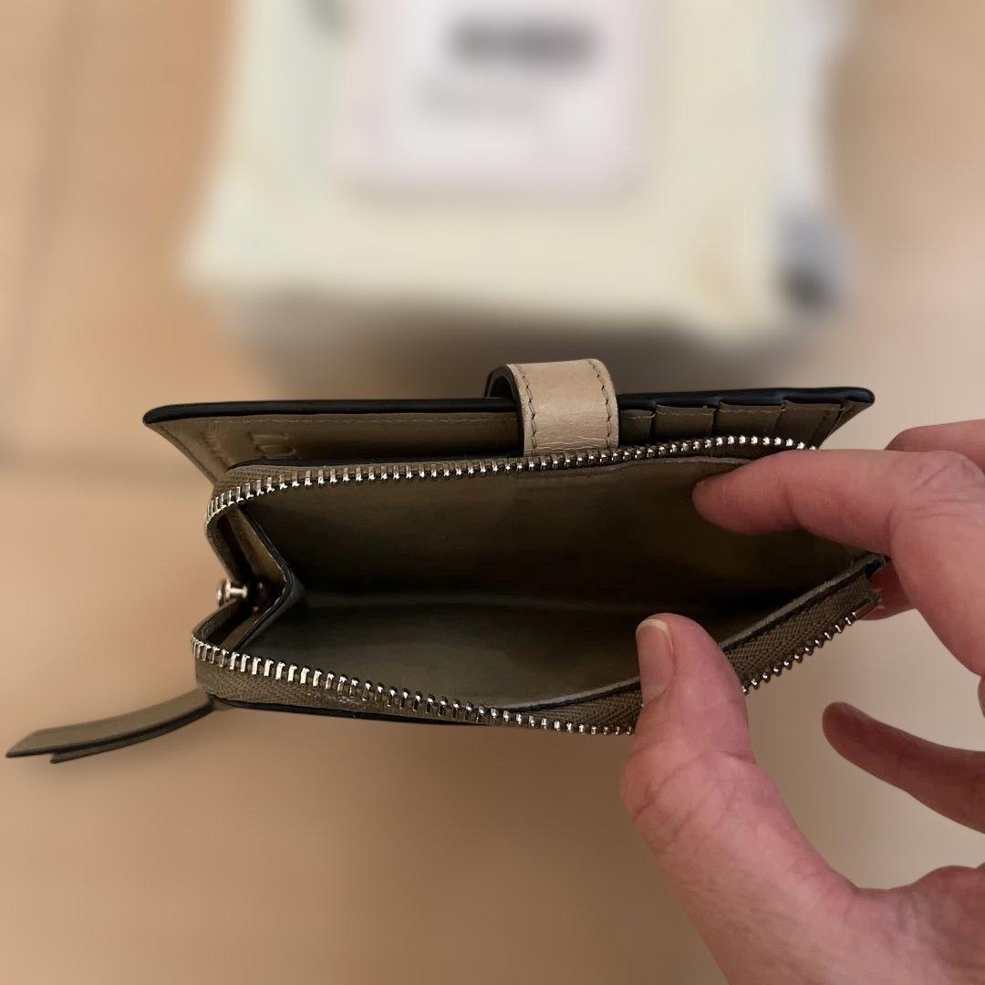 お値下げ中　ロエベ　スリムジップコンパクトウォレット
