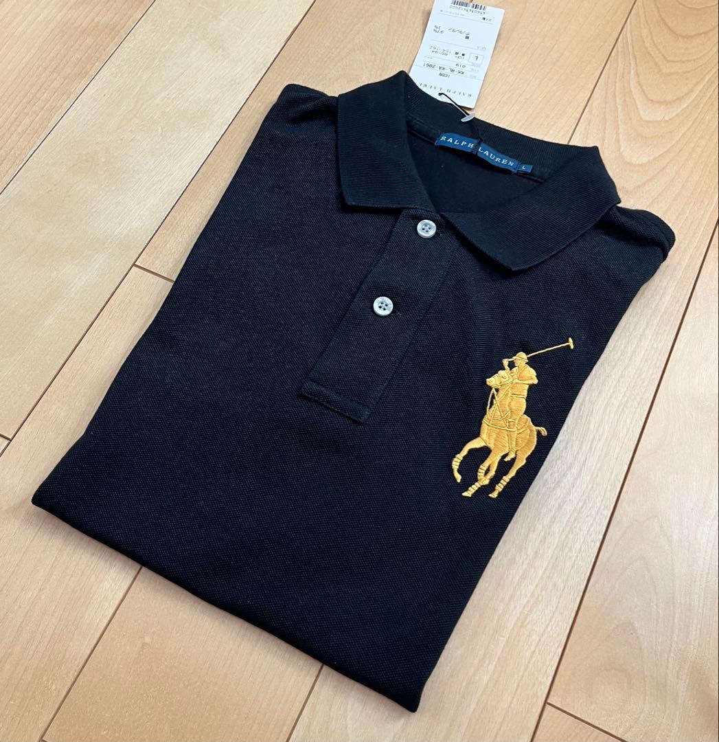 RalphLauren ラルフローレン　ブラック ビッグポニー　ポロシャツ　新品