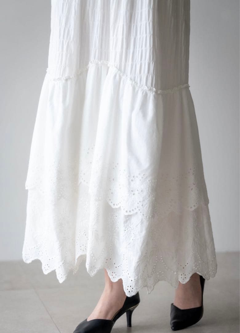 スカート Acka cotton lace skirt(size1)