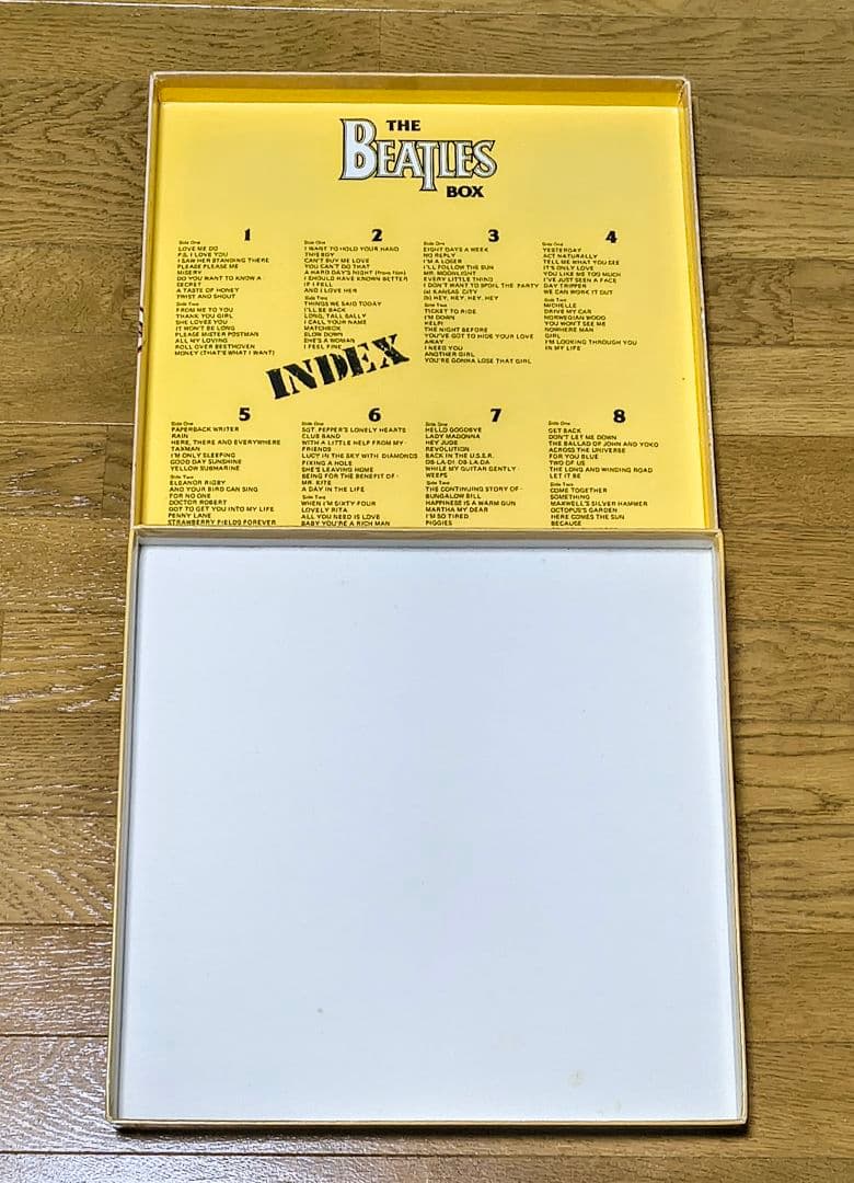 『8枚組LP』THE BEATLES BOX 盤状態極上◎ リヴァプールボックス