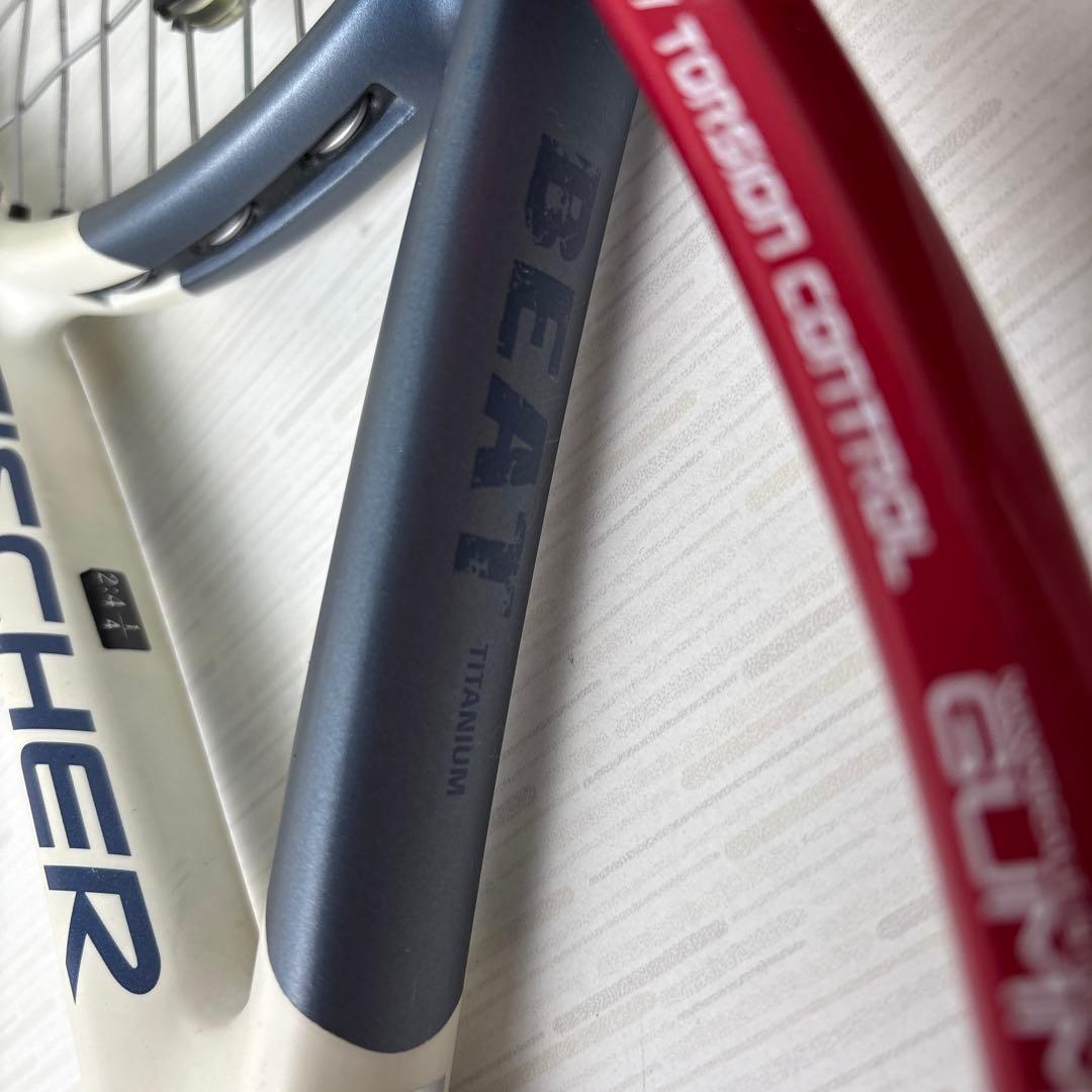 W*0様 硬式テニスラケット 3本セット YONEX HEAD FISCHER