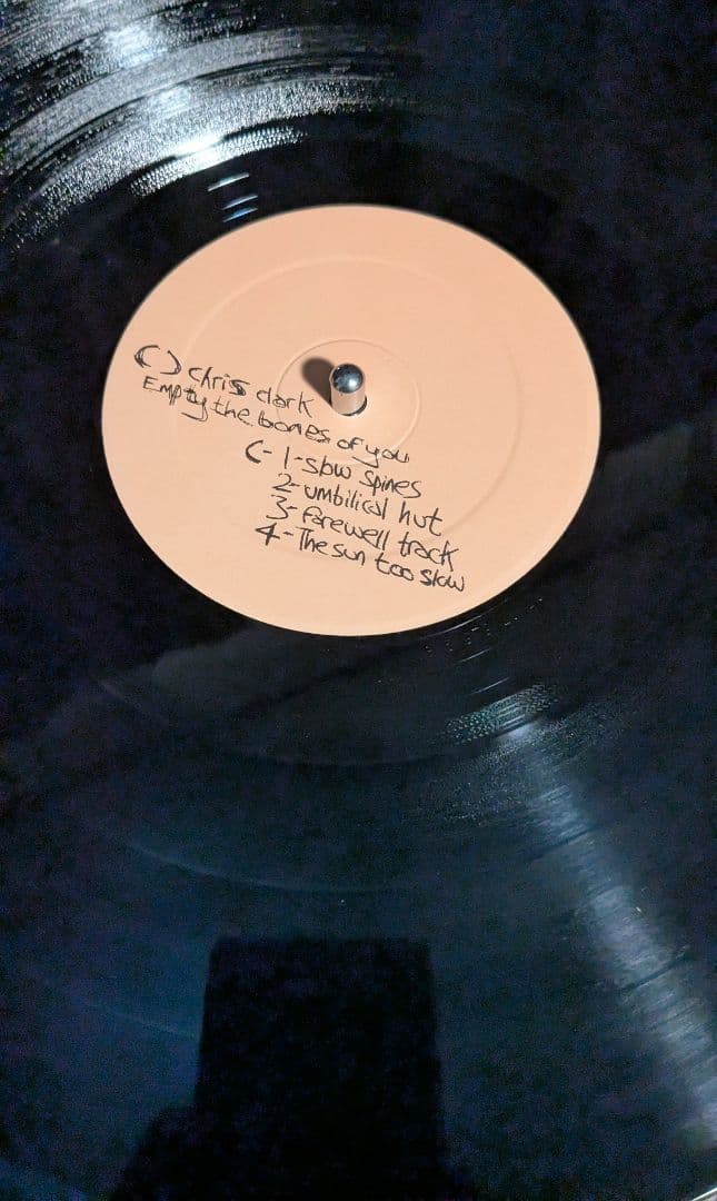 Chris Clark Empty the Bones of You　2LP