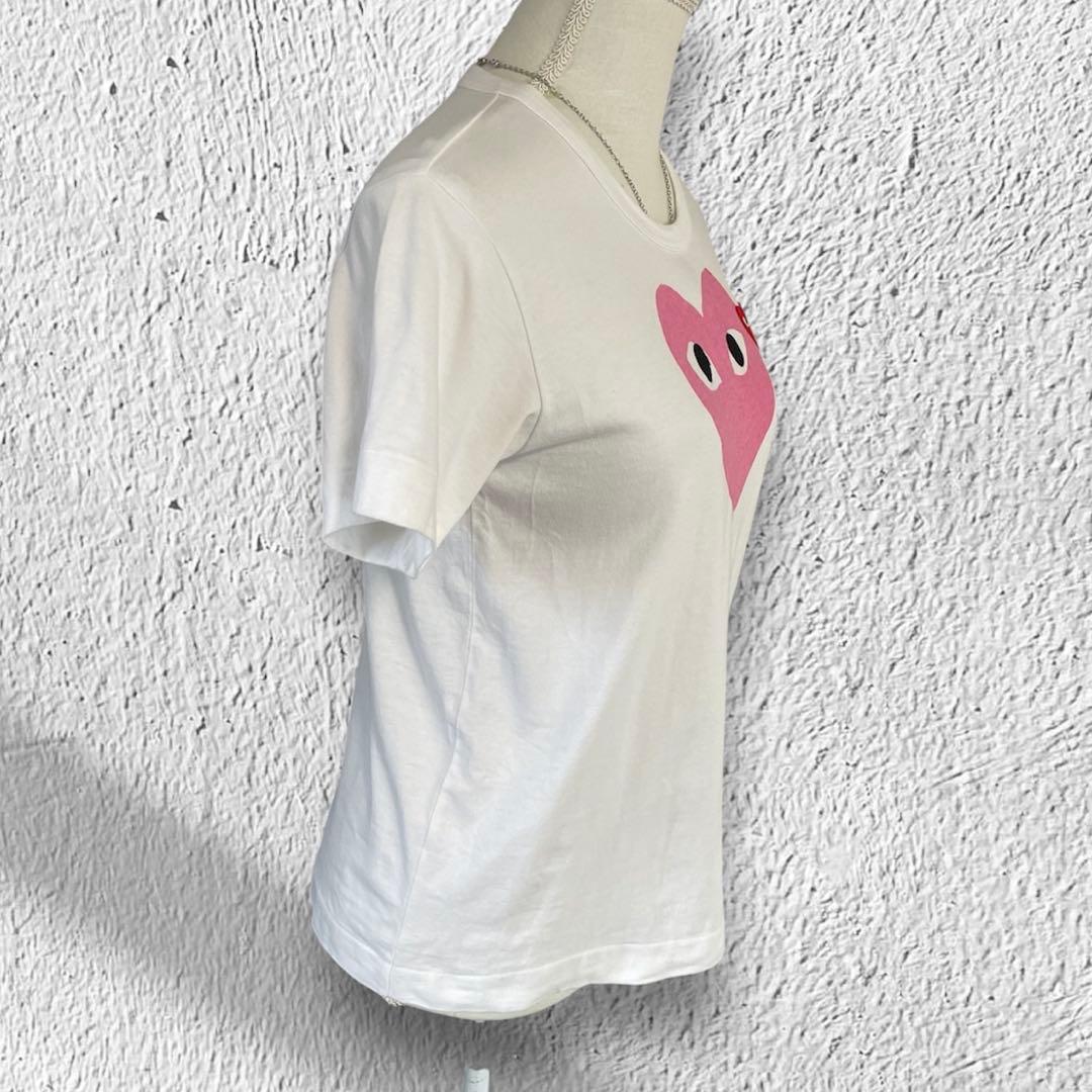 PLAY COMME des GARCONS ハートTシャツ　ピンク　L