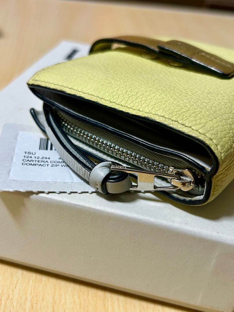 ✨希少カラー✨LOEWE ロエベ　コンパクト ジップウォレット　イエロー