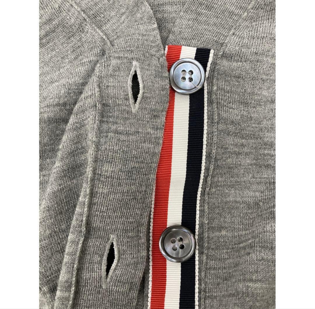 THOM BROWNE カーディガン　トムブラウン　 正規品　グレー　36