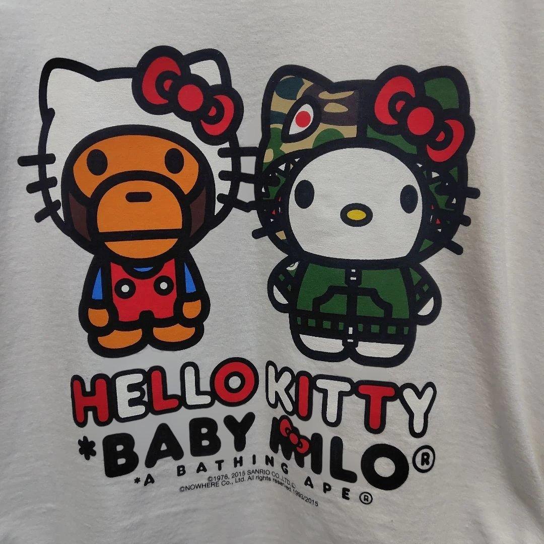 【希少・日本製】A BATHING APE × HELLO KITTY M