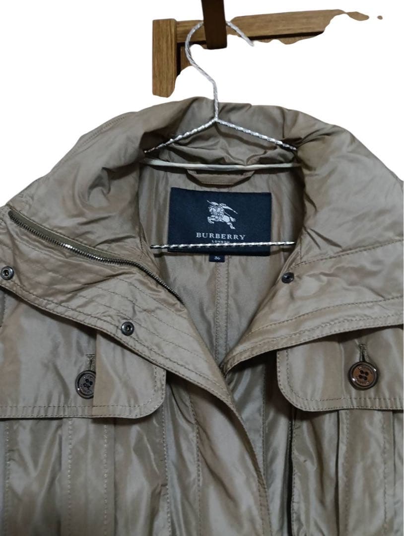 『Rakutao公式アカウント専用Burberry ベージュ モッズコートS