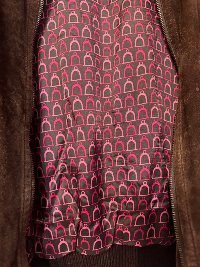 タイムセール！GUCCI スウェードブルゾン　ブラウン