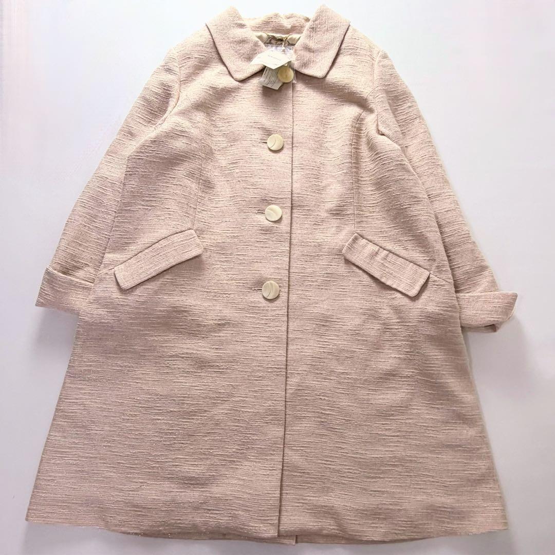 新品タグ付 定価4.5万✨アリスバーリー×英国デザイナー 花柄 春コート 13号