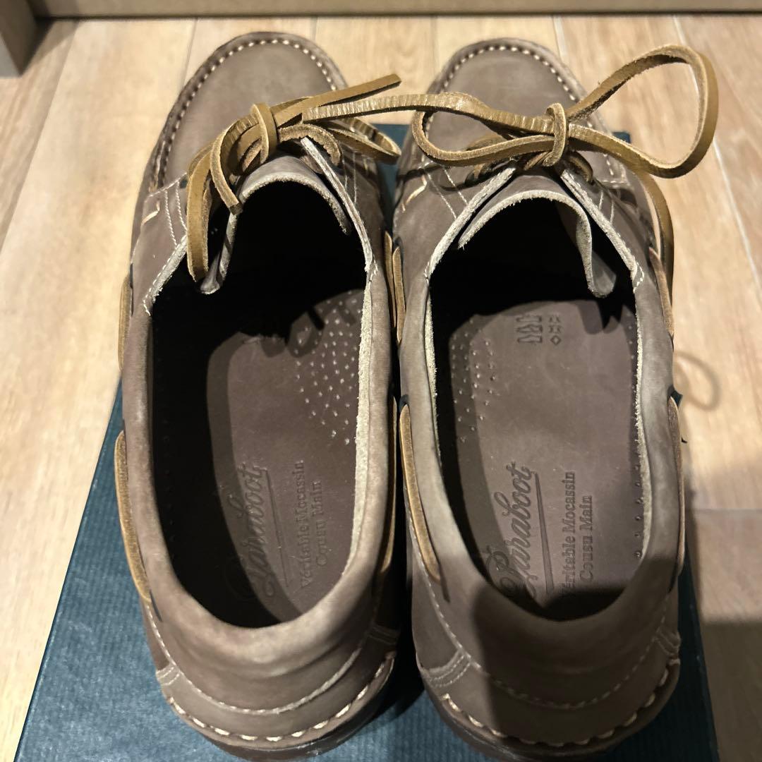 最終価格Paraboot 7 パラブーツ ブラウン デッキシューズ