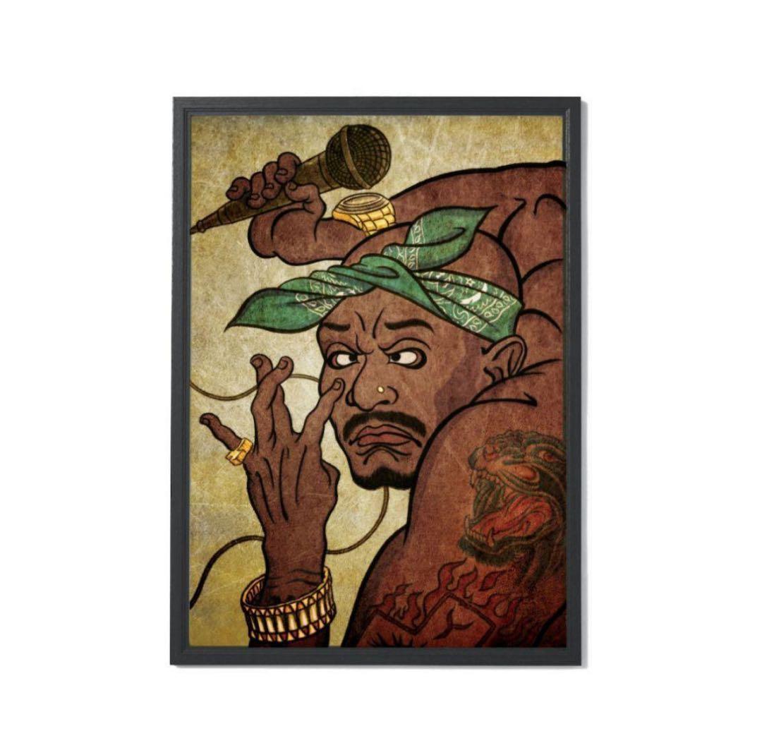 APPLEBUM 2pac アップルバム　浮世絵ポスター A1 新品未使用