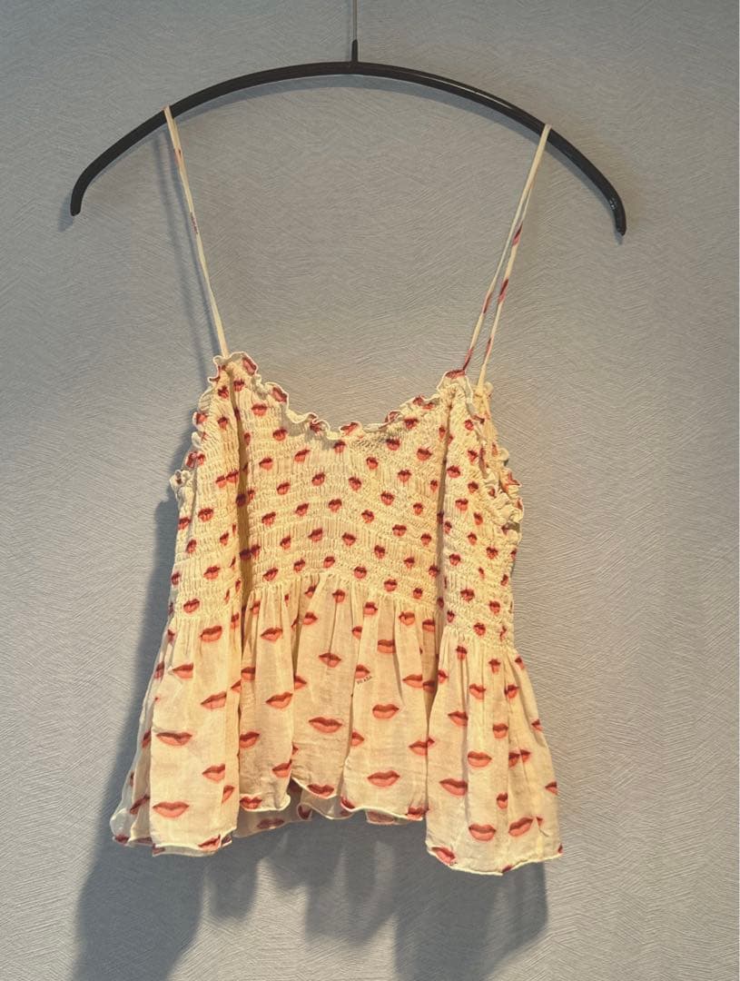 PRADA リッププリント キャミソール 40