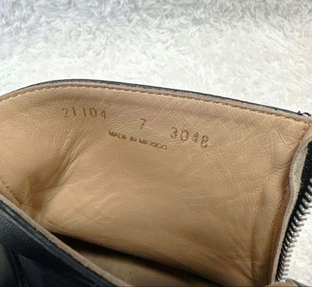 ※美品 CAMINANDO カミナンド フロントジップ ショートブー 24.5c