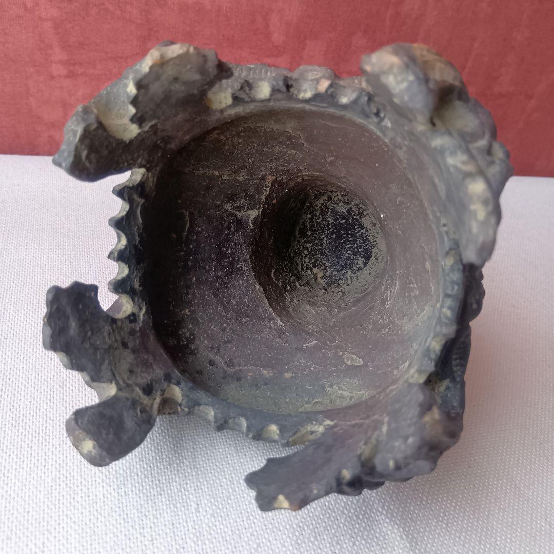 火焔型土器◆ミニサイズ◆素焼き◆遺跡出土品レプリカ◆縄文土器/インテリア/飾り