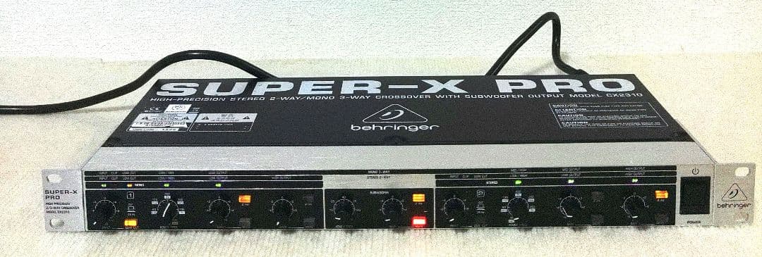 BEHRINGER SUPER-X PRO CX2310 チャンネルディバイダー