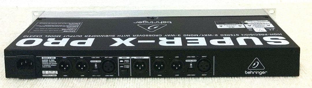BEHRINGER SUPER-X PRO CX2310 チャンネルディバイダー