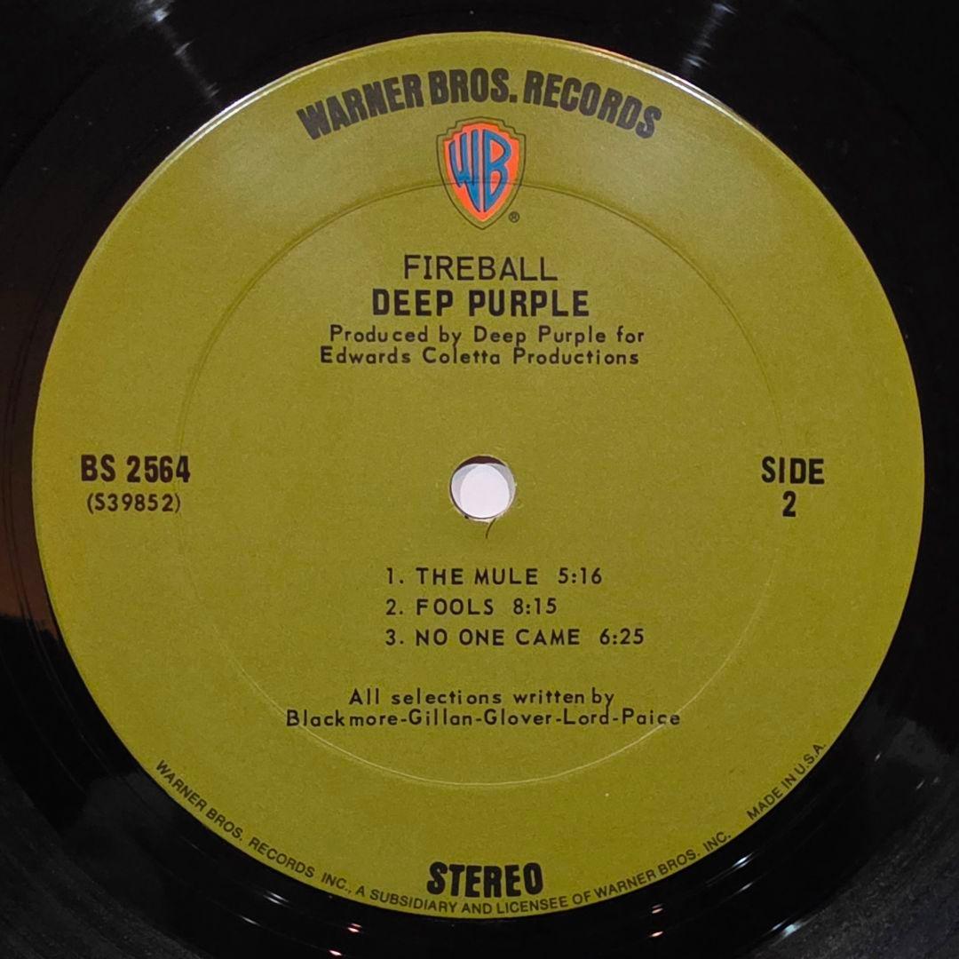 US初期 Deep Purple / Fireball -1/-1カット