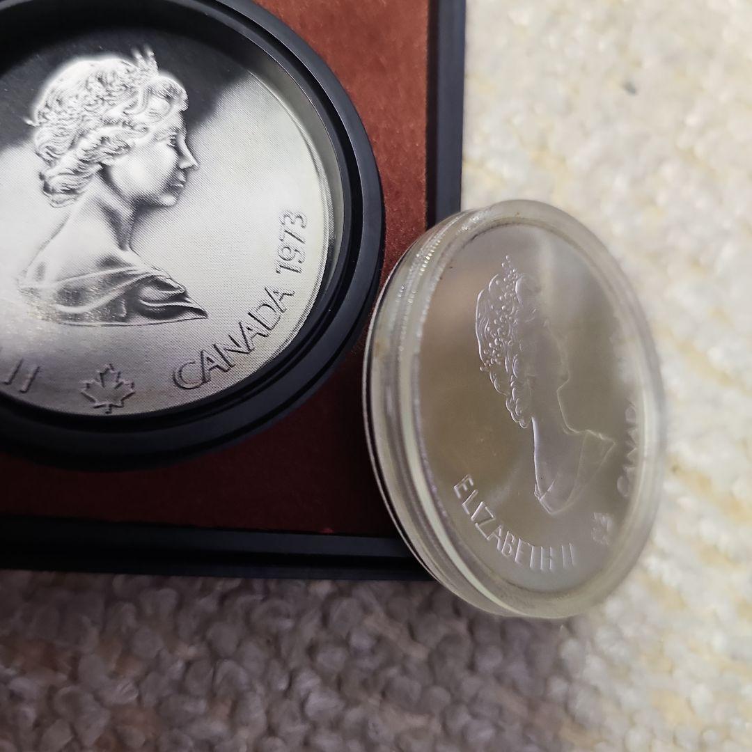 1976年 モントリオール五輪記念 5ドル銀貨（カナダ）