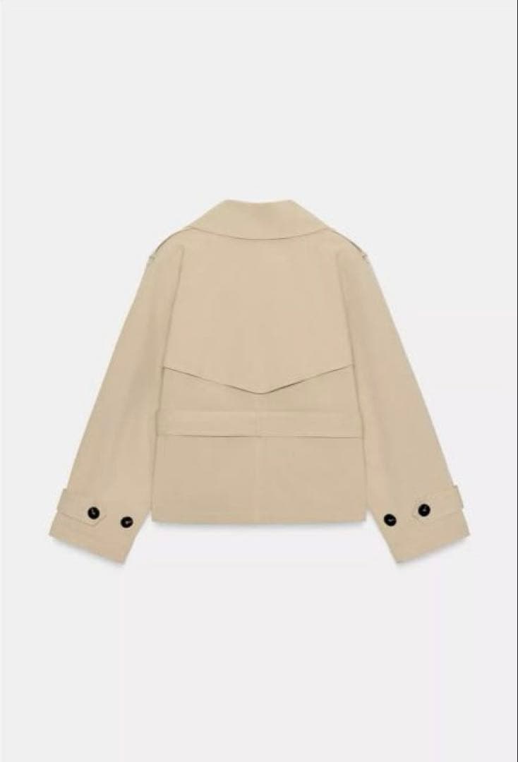 ZARA ショートトレンチコート ショルダーパッド付き S 完売品