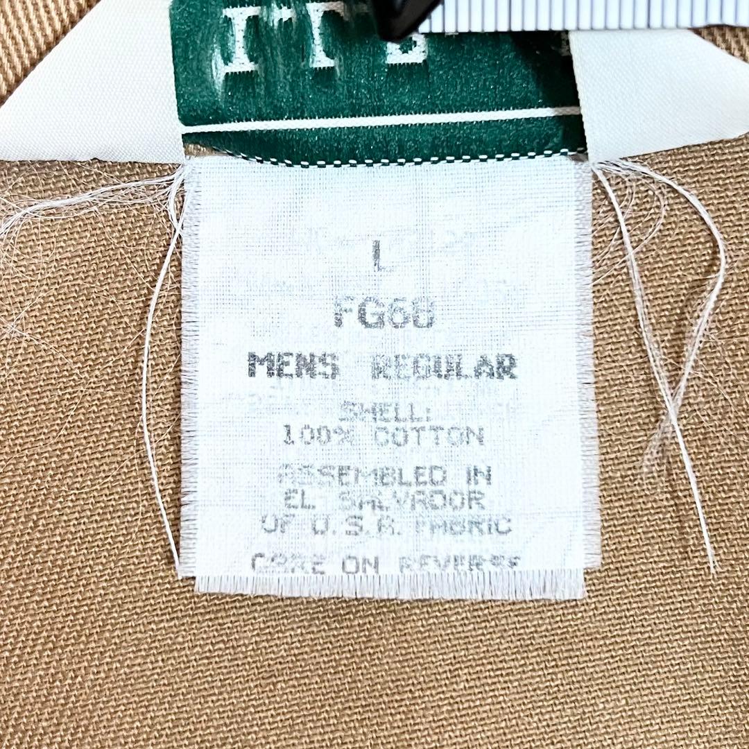 80〜90s L.L.Bean コットンスイングトップ チンスト付き ブラウン