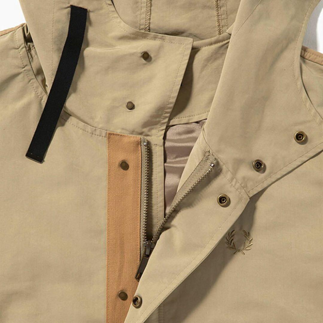 FREDPERRY フィッシュテイルパーカー　ベージュ　サイズ8 フレッドペリー