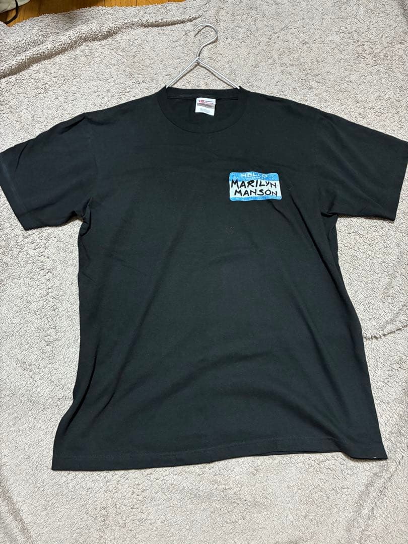 トップス HELLO my name is marilyn manson T-SHIRT