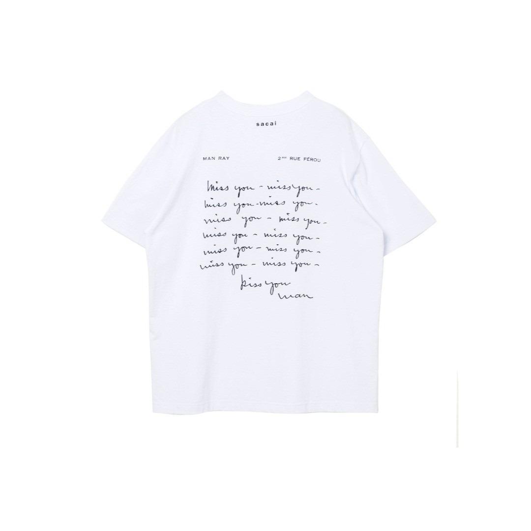 2　SACAI 25AW MAN RAY 涙 Tシャツ　サカイ　マンレイ　新品