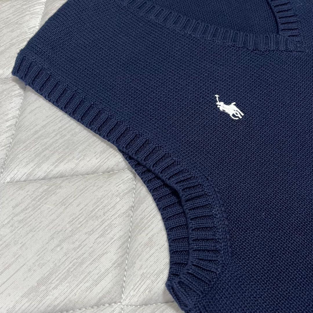 美品 Polo Ralph Lauren×Beams ネイビー Vネック ベスト