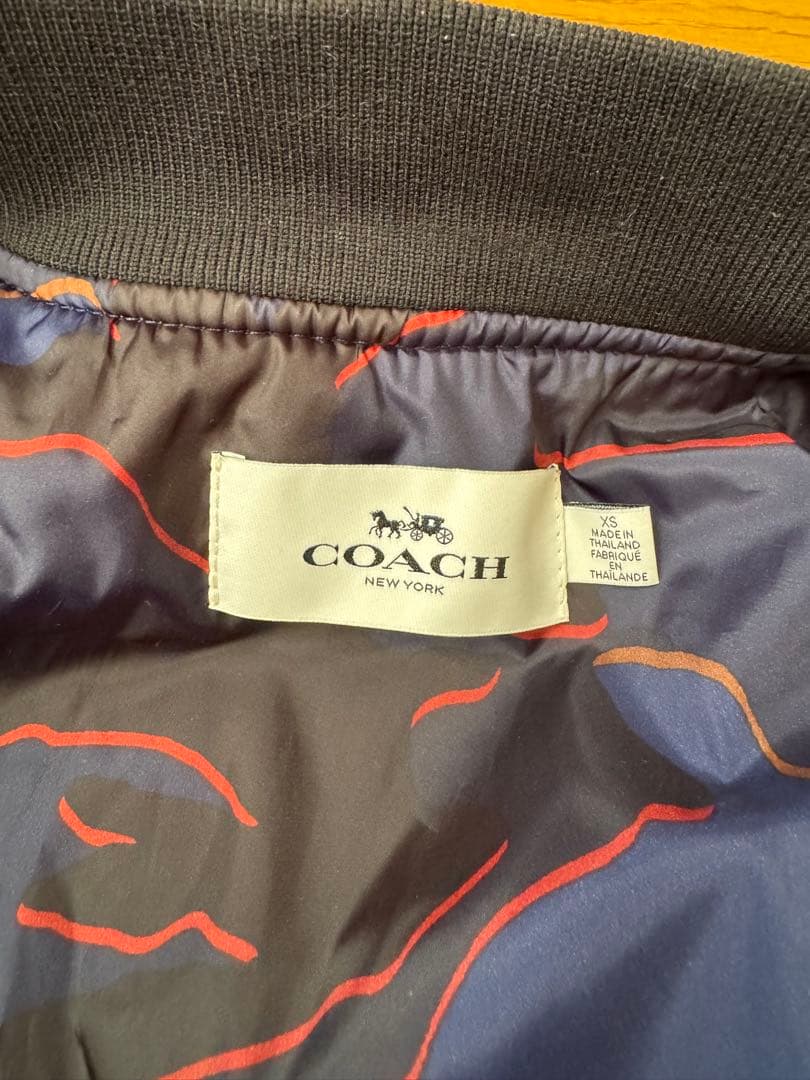 COACH MA-1 フライトジャケット ジップアップ ブルゾン F26795
