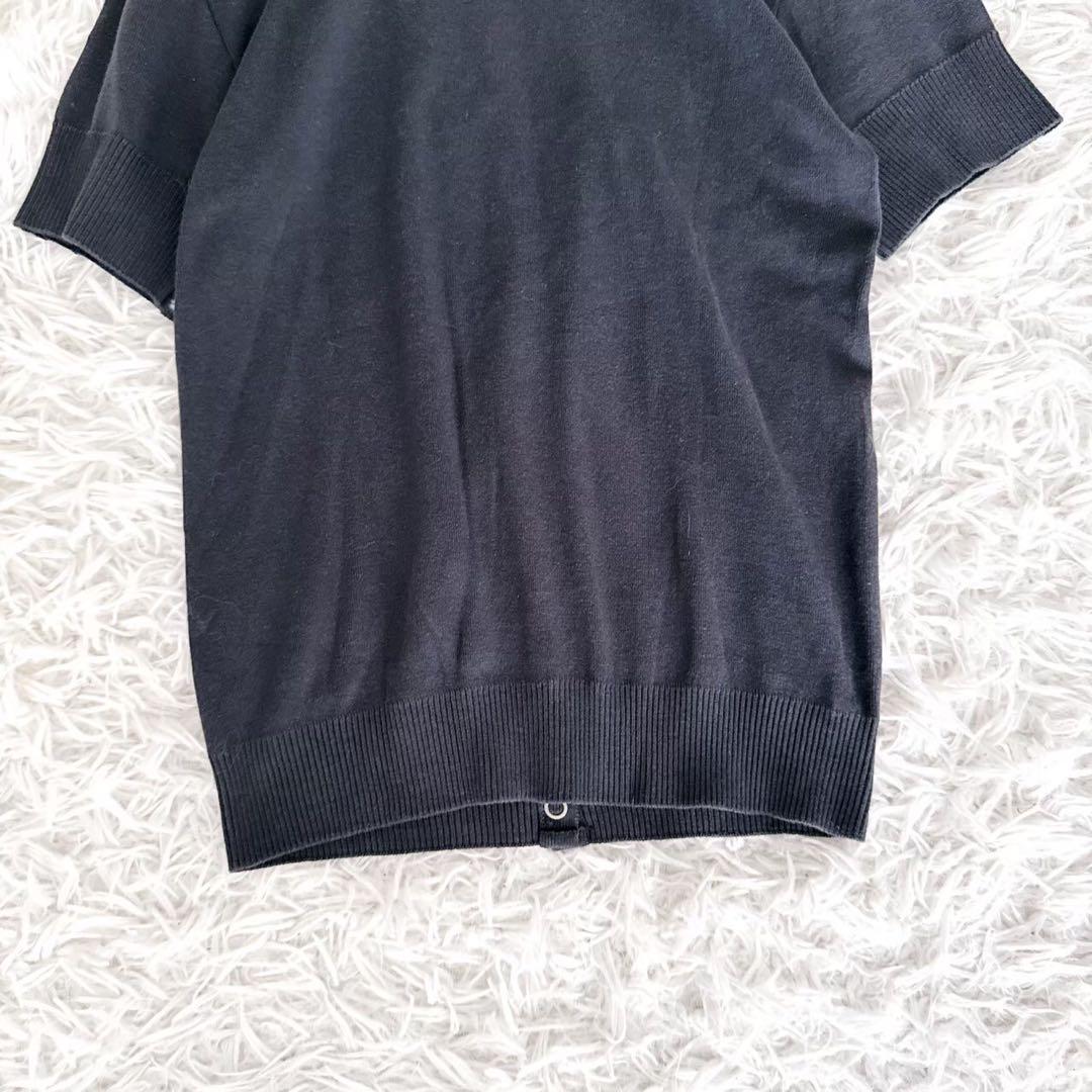 新品 『agnes b.』 アニエスベー （1） クルーネック半袖カーディガン