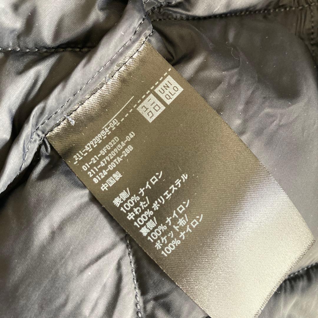 UNIQLO パフテックロングコートリラックスフィット BLACK S