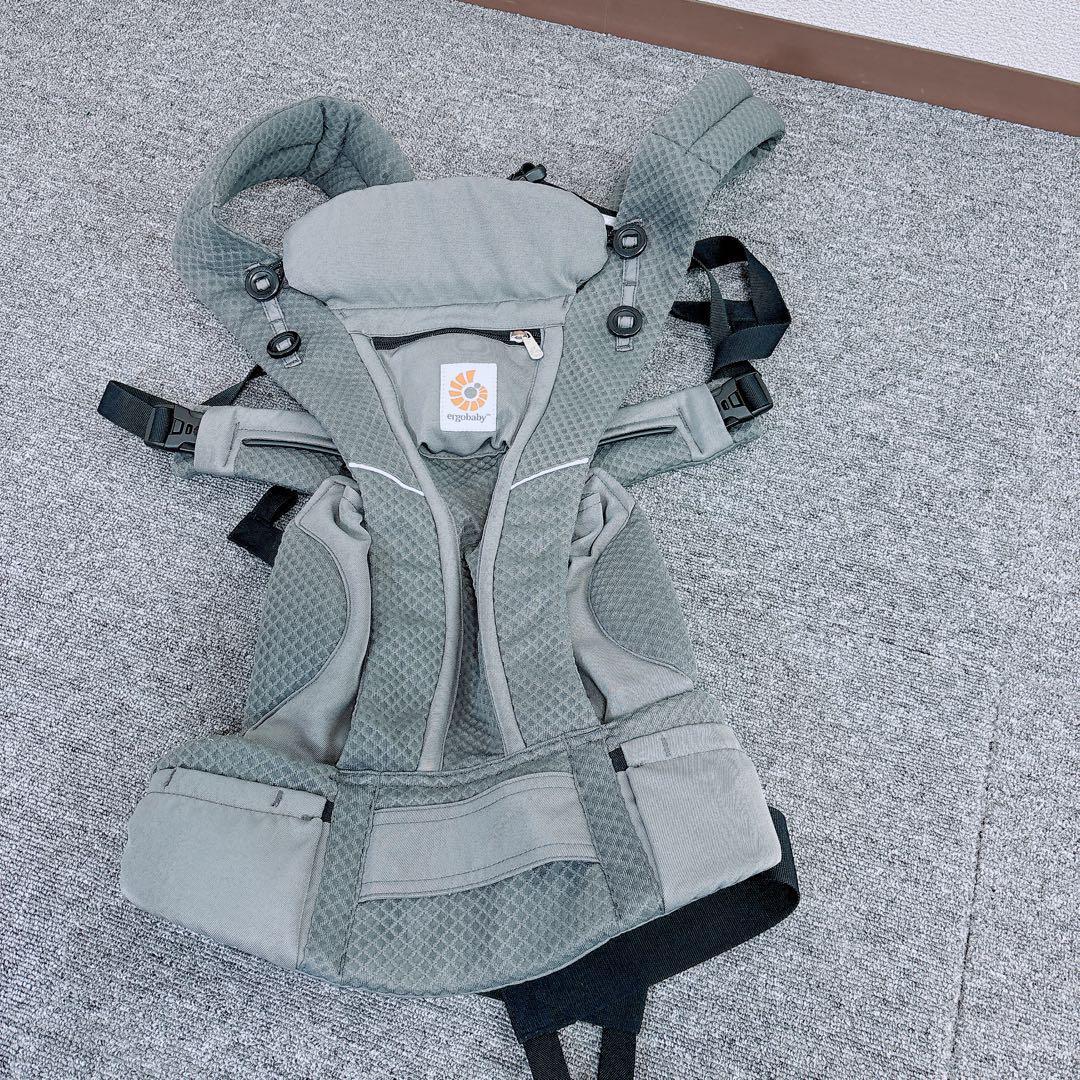 【良品】エルゴベビー　オムニブリーズ　グレー　本体のみ