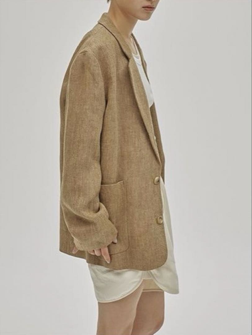 新品TODAYFUL Boyfriend Linen Jacket 38