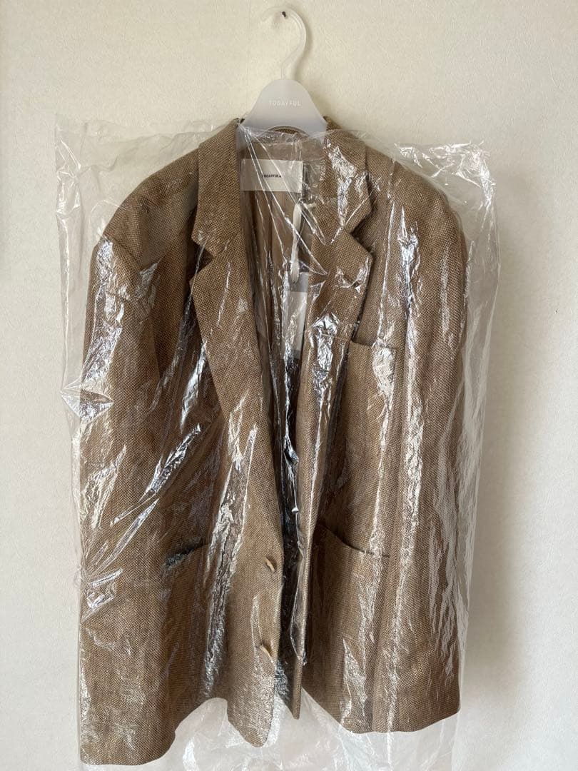 新品TODAYFUL Boyfriend Linen Jacket 38