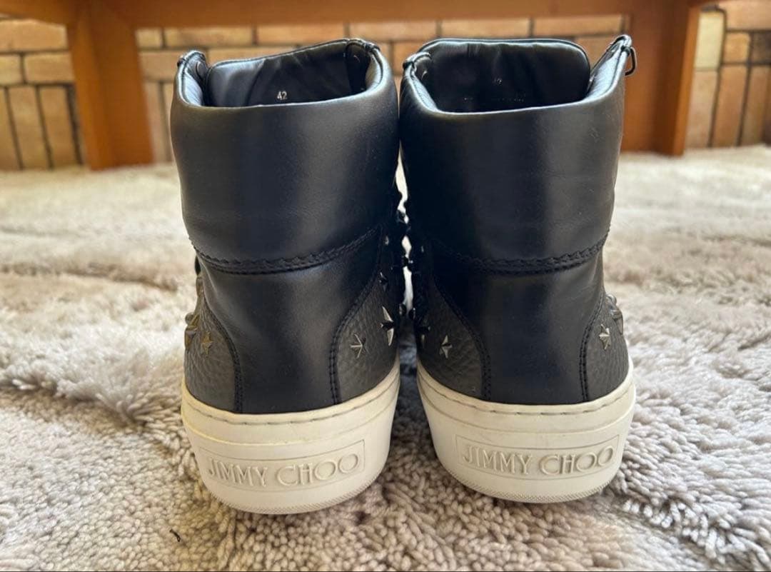 Jimmy Choo スタッズ ハイカットスニーカー