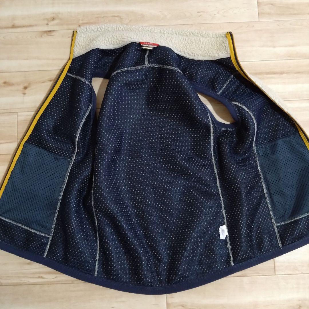 美品✨L.L.Bean フリース ボア ベスト ホワイト Sサイズ