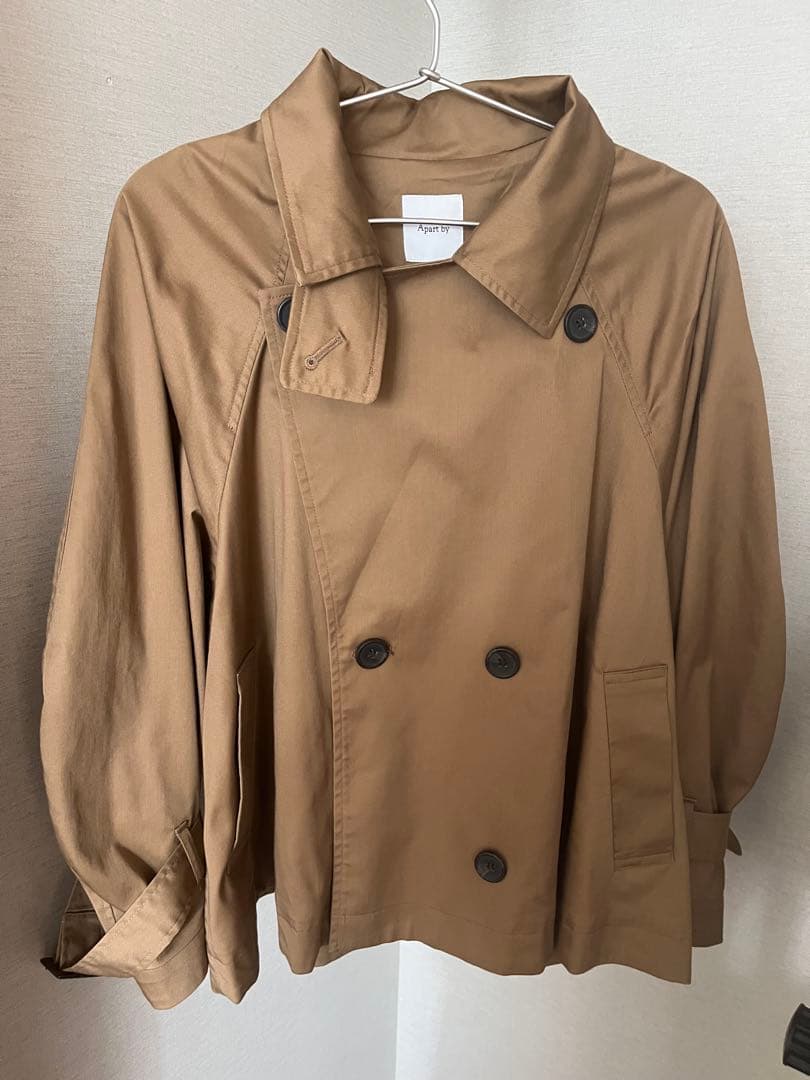 キャンディースリーブショートトレンチコート