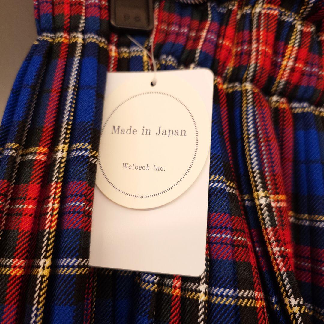 【新品未使用タグ付き】J.sloane チェック柄プリーツ スカート