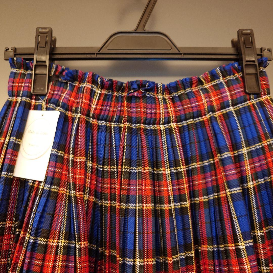 【新品未使用タグ付き】J.sloane チェック柄プリーツ スカート