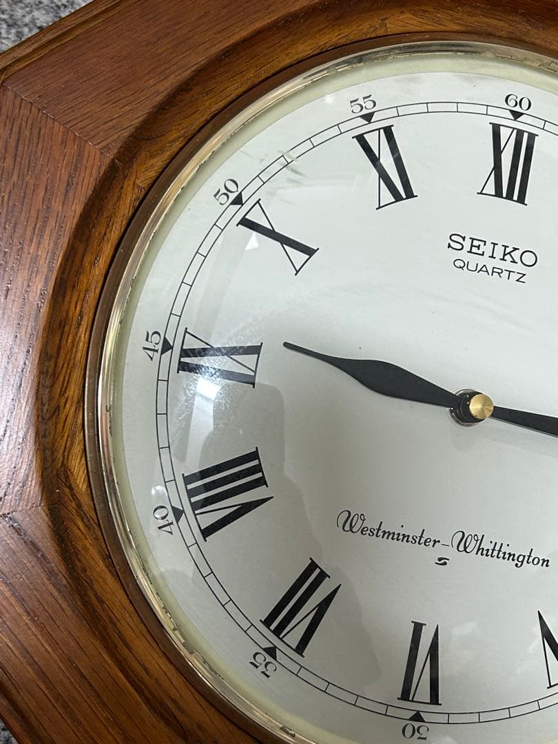 【動作品】SEIKO 壁掛け 振り子時計 レトロ時計 RQ322B