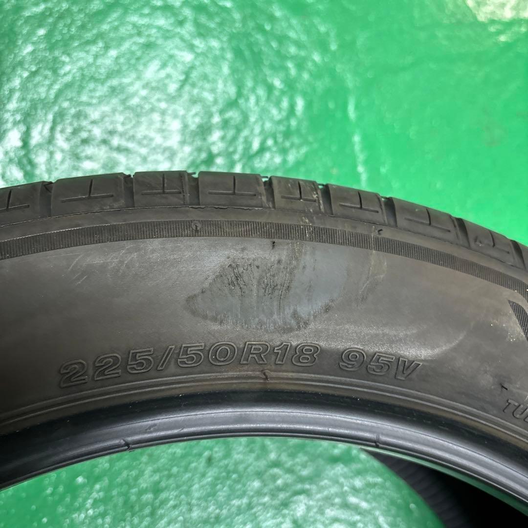 225/50R18 タイヤ2本　ブリヂストン　アレンザ