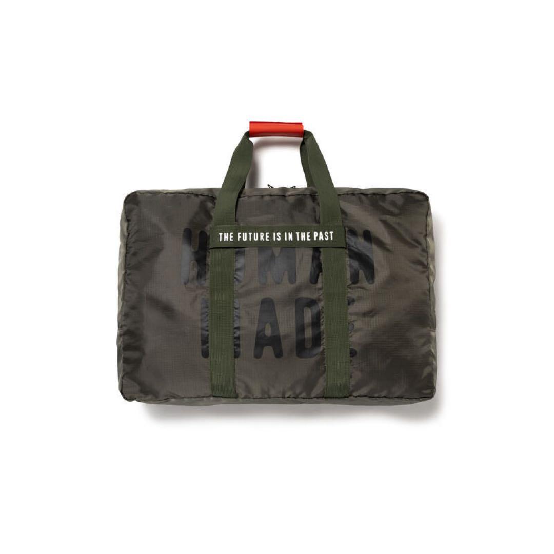 オリーブ　HUMAN MADE PACKABLE BOSTON BAG
