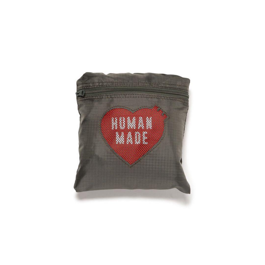 オリーブ　HUMAN MADE PACKABLE BOSTON BAG