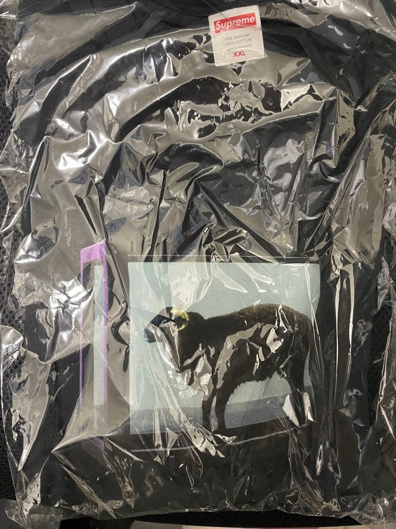 Supreme ブラック Tシャツ XXL