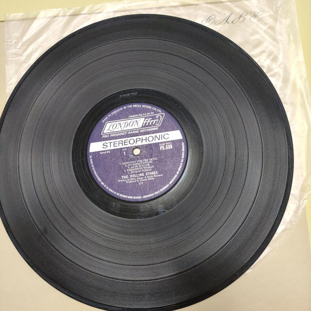 ザ・ローリングストーンズ Beggars Banquet LP フォノシート付き